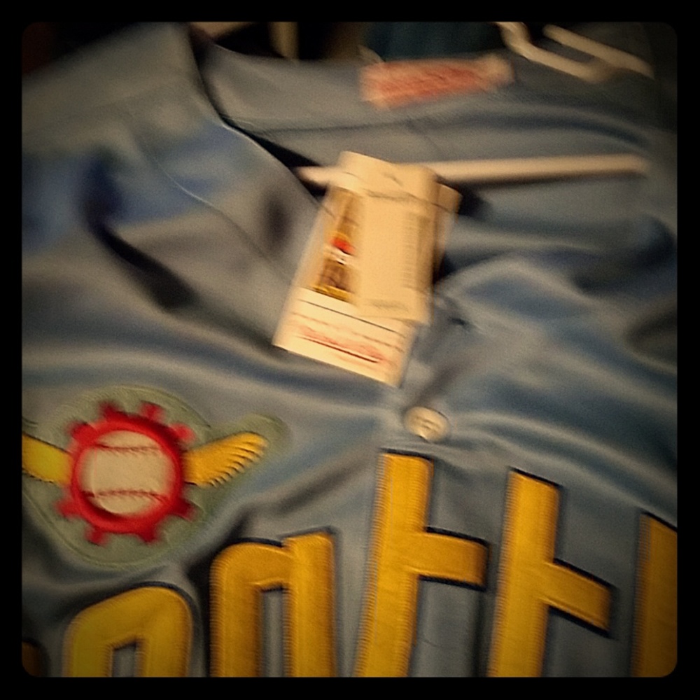 Seattle pilots, rare, road jersey